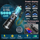 LED Flashlight with Power Bank for Camping Emergencies