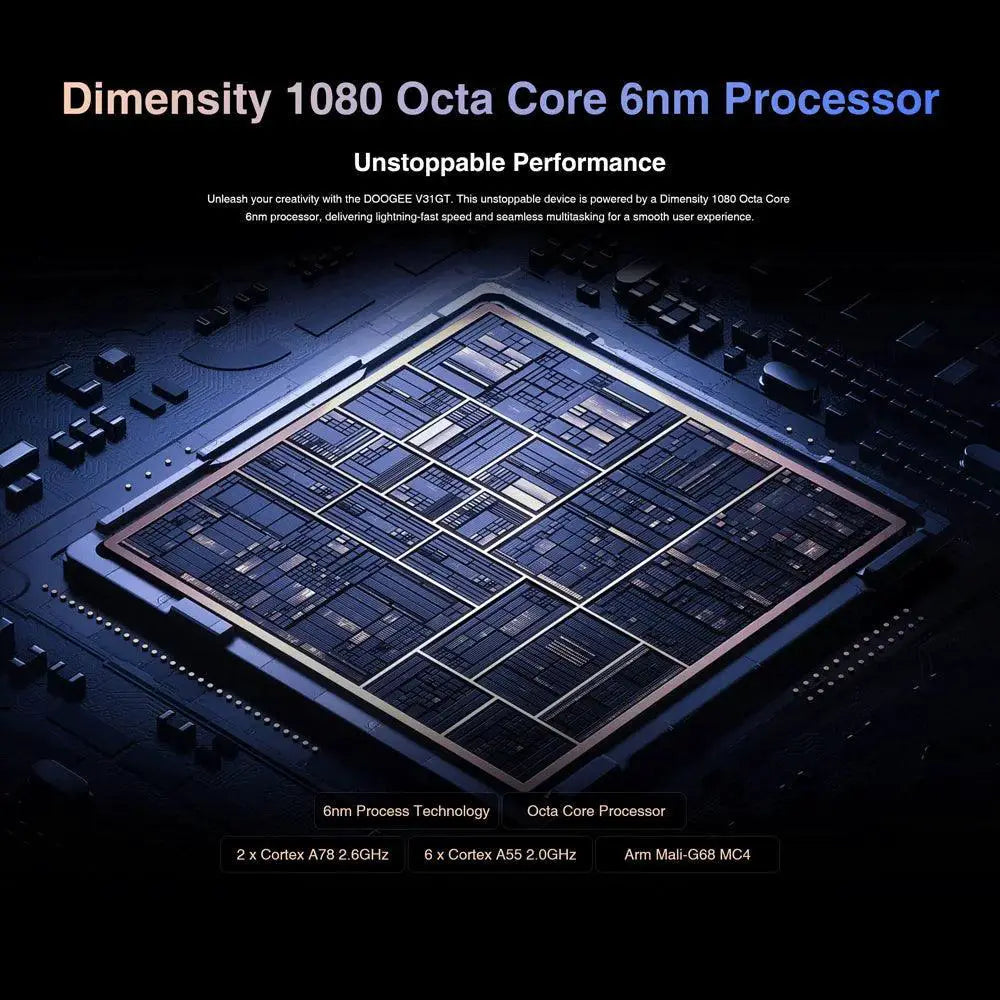 Doogee V31GT 6.58 Inch FHD 5G Smartphone Thermal Imaging