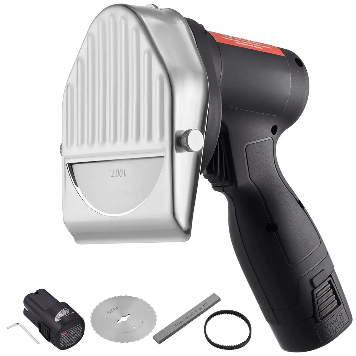 SucceBuy Electric Shawarma Knife, Cordless Battery Professional — product view 1