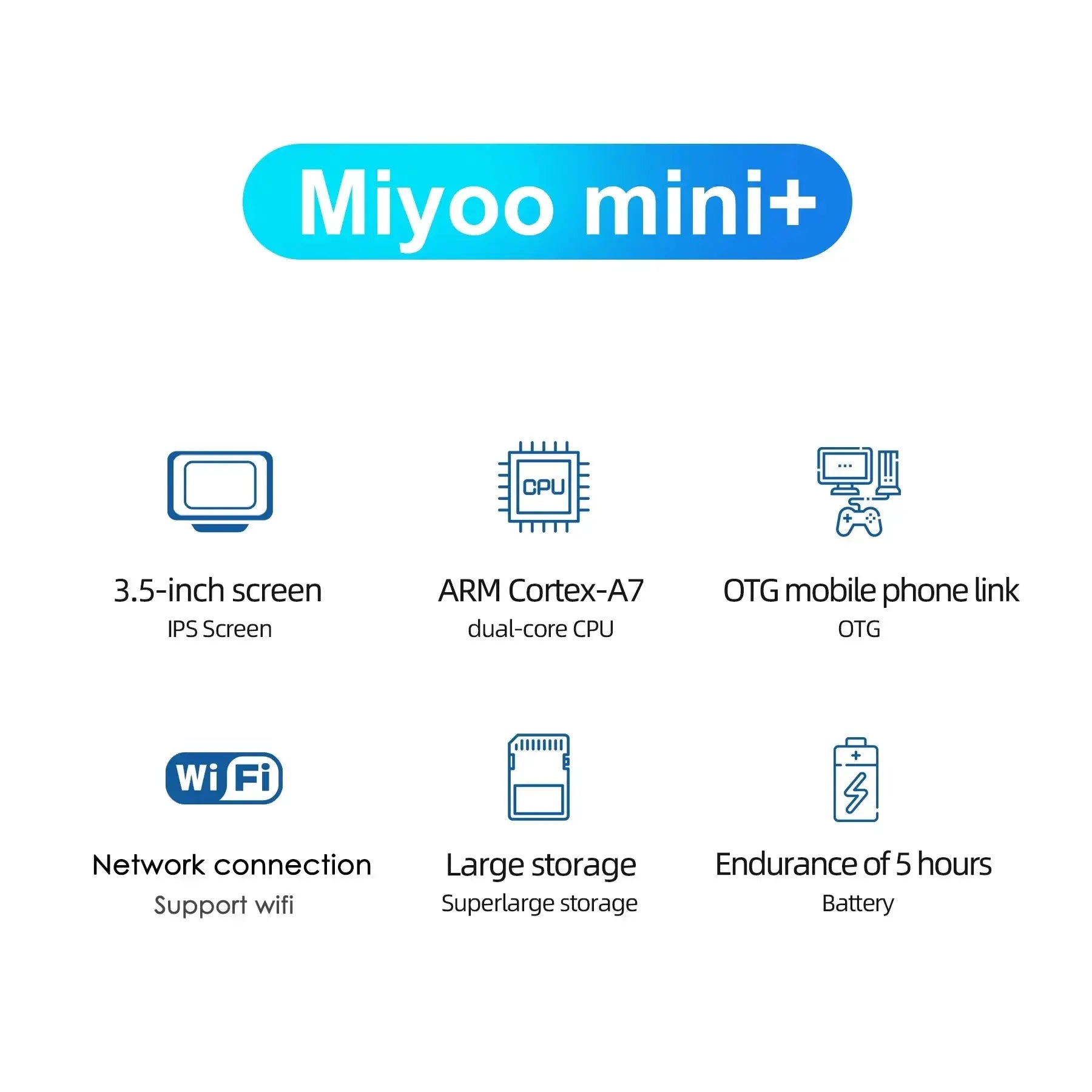 MiYOO Mini Plus Portable Retro Handheld Game Console V2
