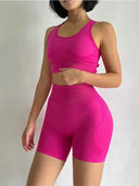 Women Seamless Yoga Set Breathable Quick Dry