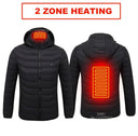 21 Areas Heated Jacket USB Electric Coat Men Women