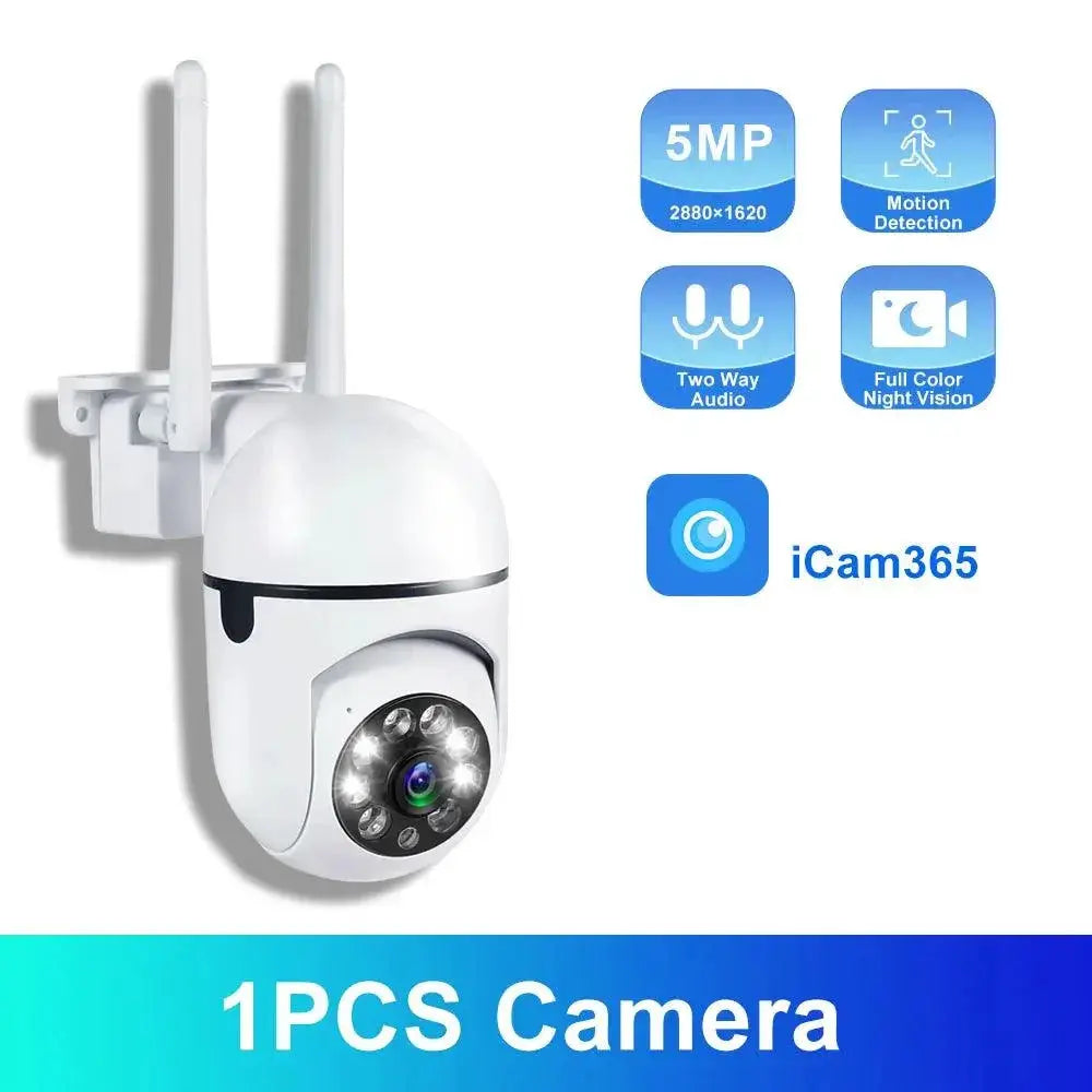 5MP Outdoor Wireless Security Camera With Night Vision
