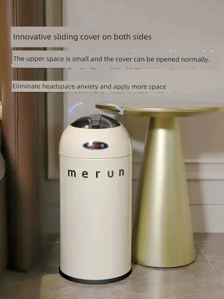 Merun Inductive Kitchen And Bathroom Ashbin 12L Trash Can