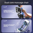 R10 Double Push Rod Factory Wholesale Full Body 4D Dual Core Massage Wireless Charging Massage Chair With Foot  Massage 2026