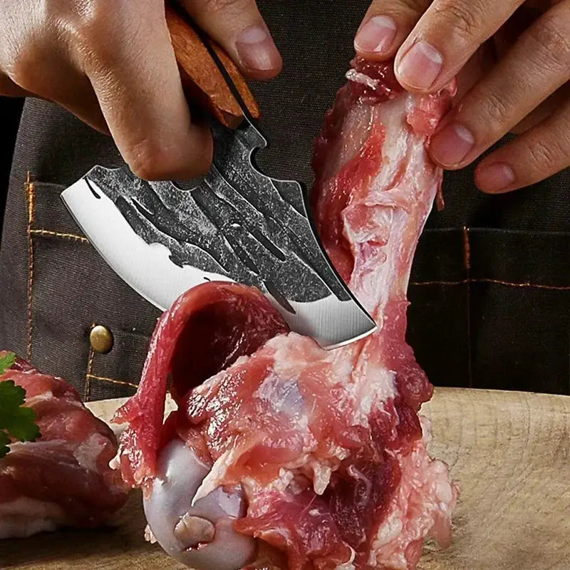 Handcrafted Stainless Steel Boning Knife With Wooden Handle - OurLum.com