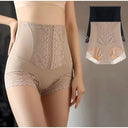 High Waist Tummy Control Lace Briefs for Postpartum Comfort