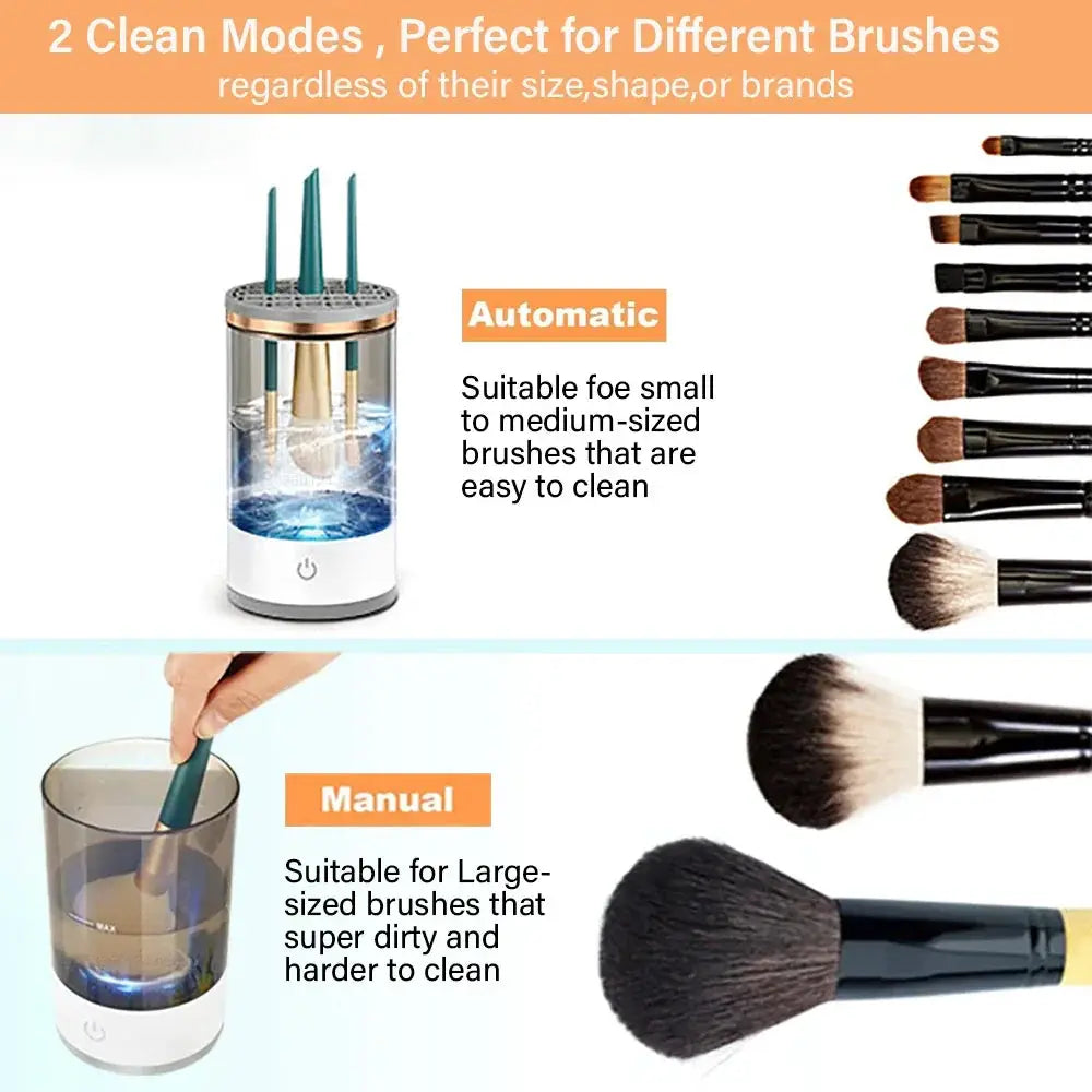 Automatic USB Makeup Brush Cleaner Portable Washer - OurLum.com