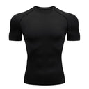 Men's Quick-Dry Compression Running Tee for Gym Sports