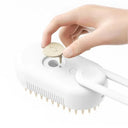 Steamy Dog Brush Electric Spray Cat Hair Brush 3 in1 Grooming Tool