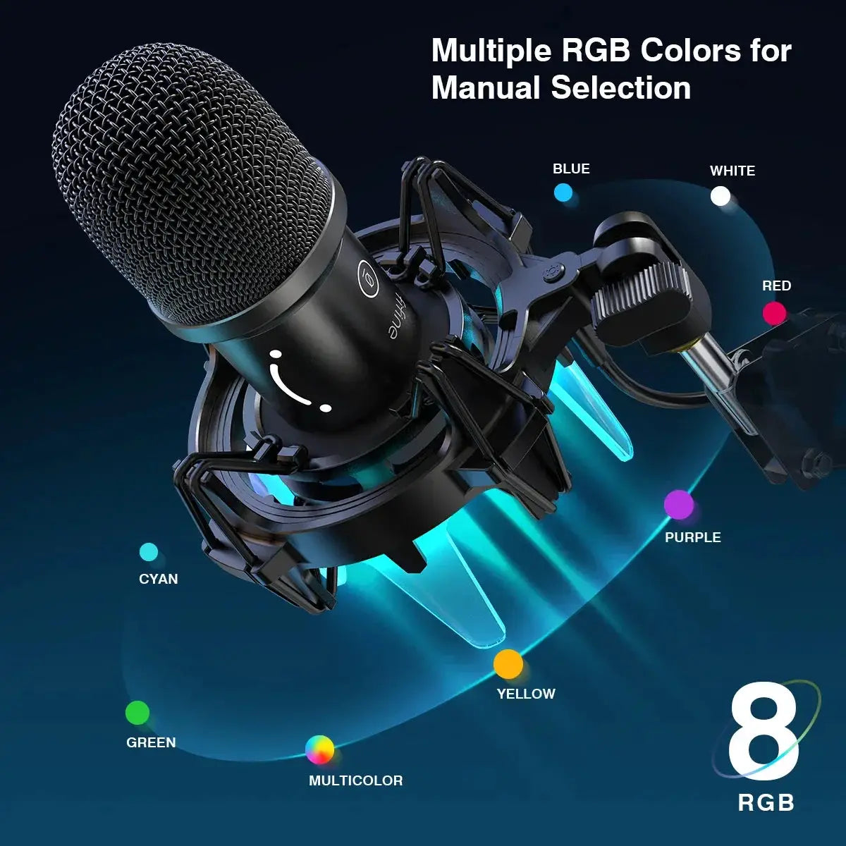K651 USB Dynamic Microphone Bundle For Gaming And Podcasting