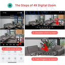 4K Outdoor Dual Lens Camera for Home Use
