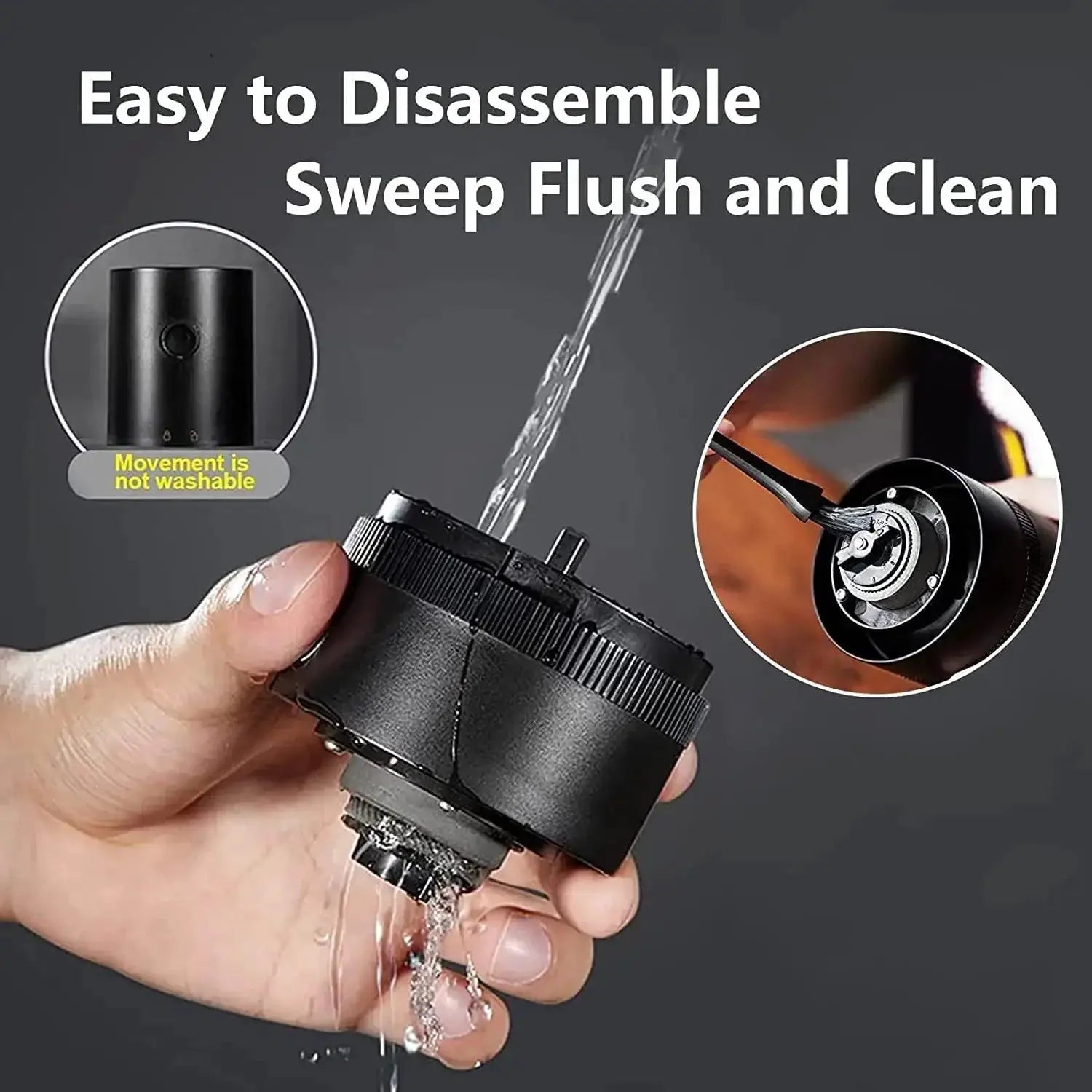 Coffee Grinder USB Type C Charge Ceramic Mill Portable Pro