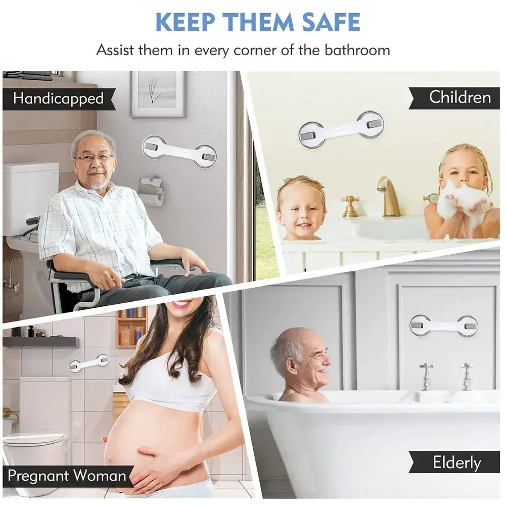 Safety Helping Handle Shower Grab Bar Anti Slip Support