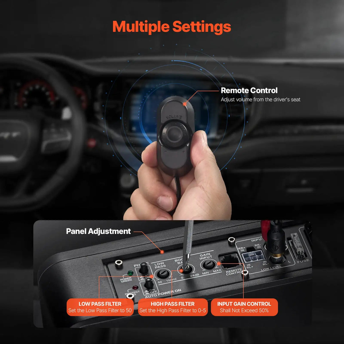 SucceBuy Inch Underseat Subwoofer — product view 6