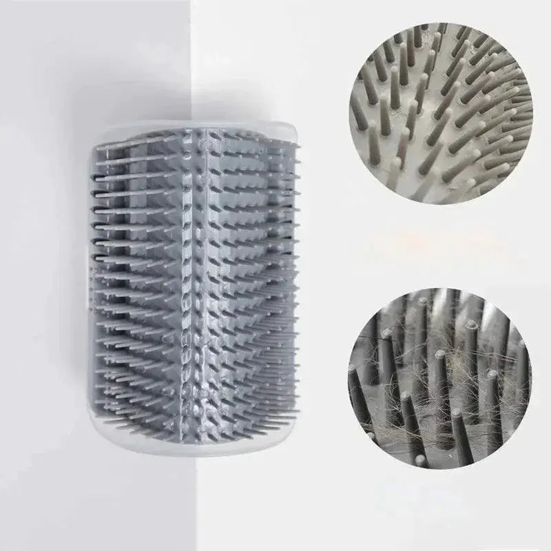 Cat Wall Corner Massage Self Groomer Brush For Cats