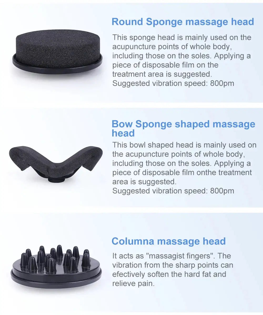 AOKO New G5 Vibration 5 Heads Body Massager Fat Burning Slimming Beauty Machine Waist Massager Cellulite Lose Weight device