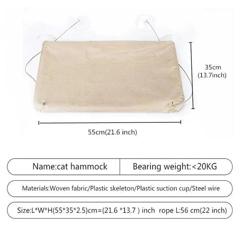 Hanging Cat Bed Hammock Ultimate Window Seat For Relaxation