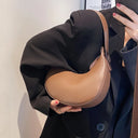 Armpit Bags: Cute Half Crescent Leather Bag