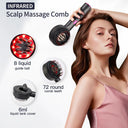 Electric Vibration Massage Comb Red Light Therapy Hair Growth