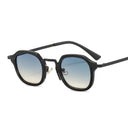 Retro UV400 Small Square Sunglasses with Metal Frame Fashion
