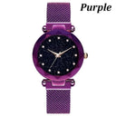 Starry Night Women's Watch: Night Sky Timepiece Design