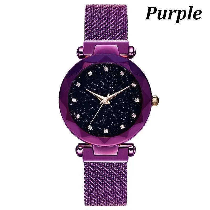 Starry Night Womens Watch Night Sky Timepiece Design