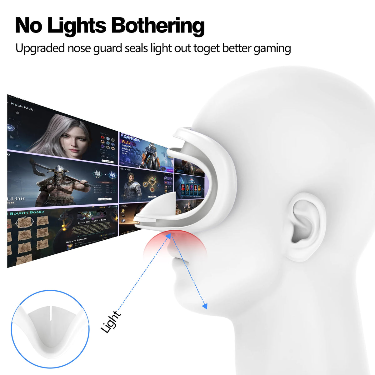 Quest 3S VR Face Cushion