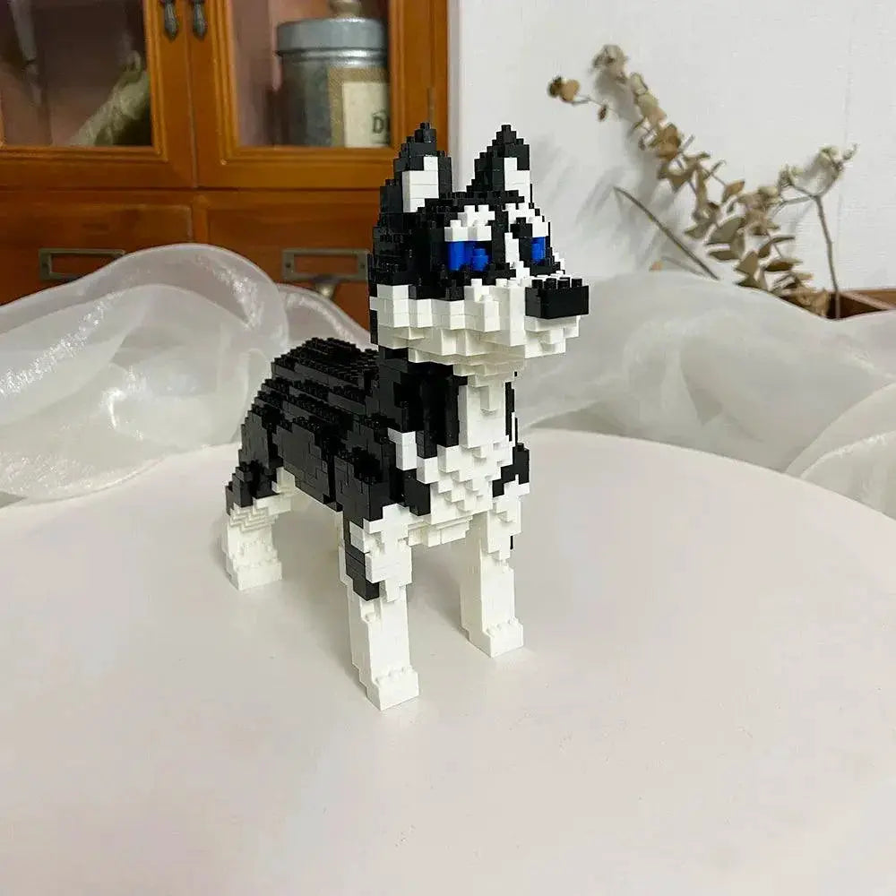 Dog Model Building Block Set For Creative Fun And Learning