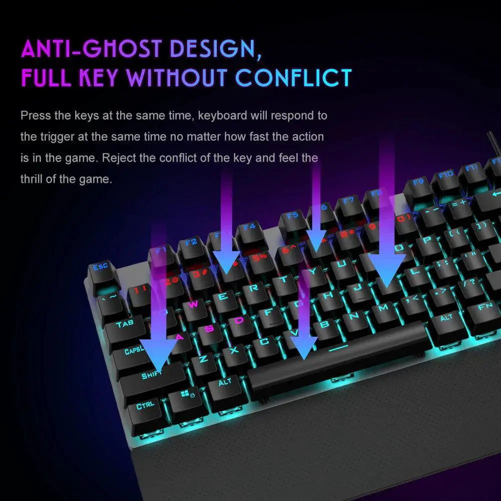 AULA F2088 Mechanical Gaming Keyboard With Anti Ghosting