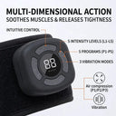 Ankle Foot Air Massager 3 Modes 5 Levels Wrap Cordless 1200mAh Vibrating Warming Sleeve Support Rechargeable Compress Joint Cuff