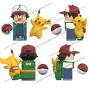 Pokemon Ash Ketchum Pikachu Building Blocks Toy Set
