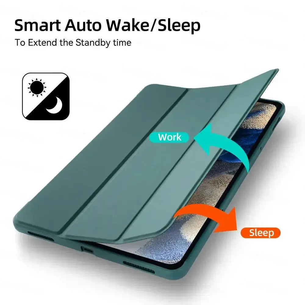 Samsung Galaxy Tab A8 Stylish PU Leather Case Auto Sleep