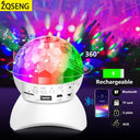 Bluetooth RGB Disco Ball Projector with Speaker for Parties