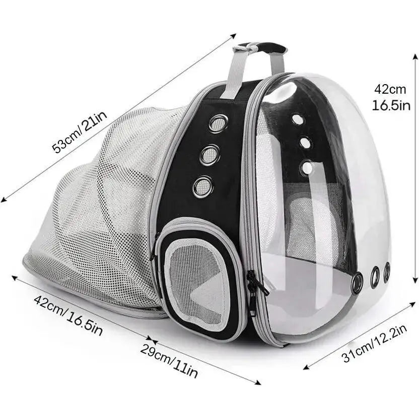 PawVoyage Cat Bubble Space Backpack For Travel Comfort