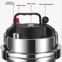 Portable 304 Stainless Steel Mini Pressure Cooker for Quick Meals