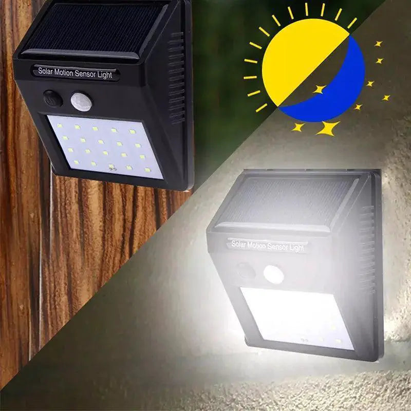 Solar Motion Sensor Spotlight Outdoor Security Lighting
