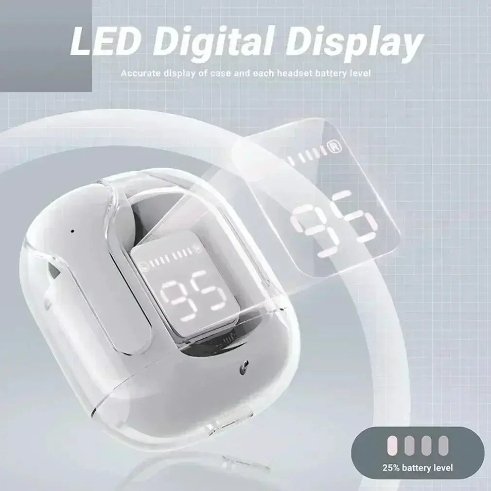 TWS T2 Wireless Earbuds With LED Power Display Stereo Sound