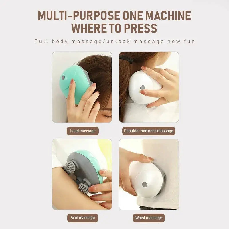 Head Massager Automatic Hair Massage Tool Multi Function