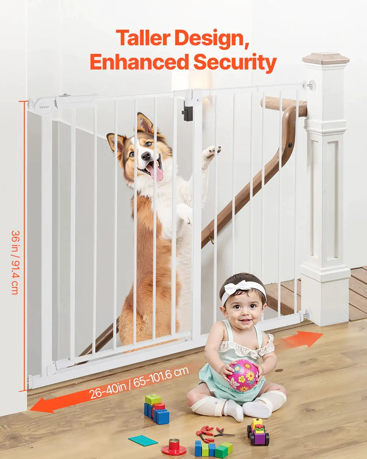 No Drill Pressure Mount Pet Gate — product image 2
