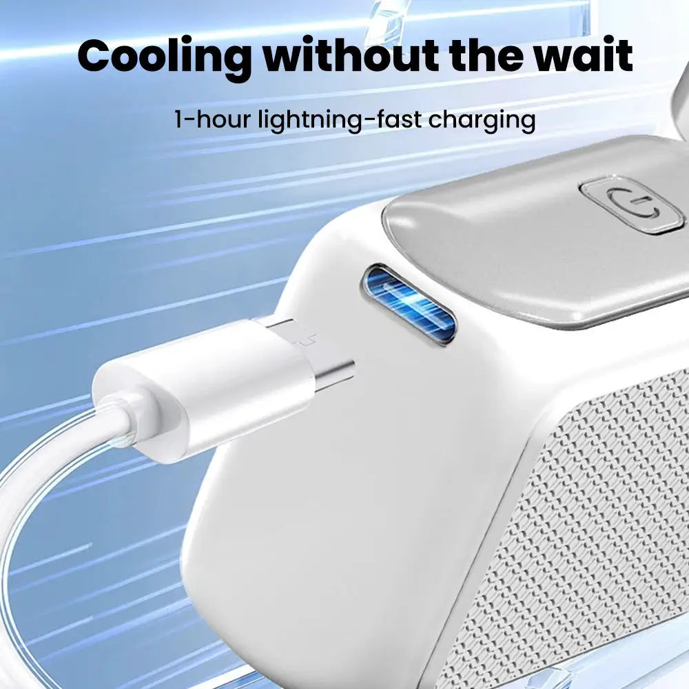 Portable Mini Fan Outdoor Handheld Fan Type C Rechargeable Cooling Fans Suitable For Student Dormitory Summer Home Office Desk