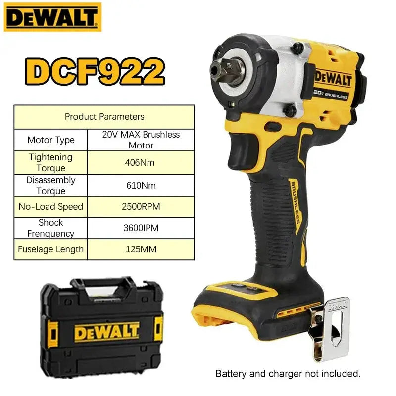 DeWalt DCF922 20V Max Cordless Impact Wrench 610Nm Torque