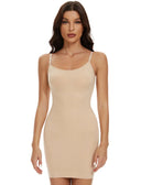 Seamless Women's Tummy Control Full Slip Body Shaper Dress