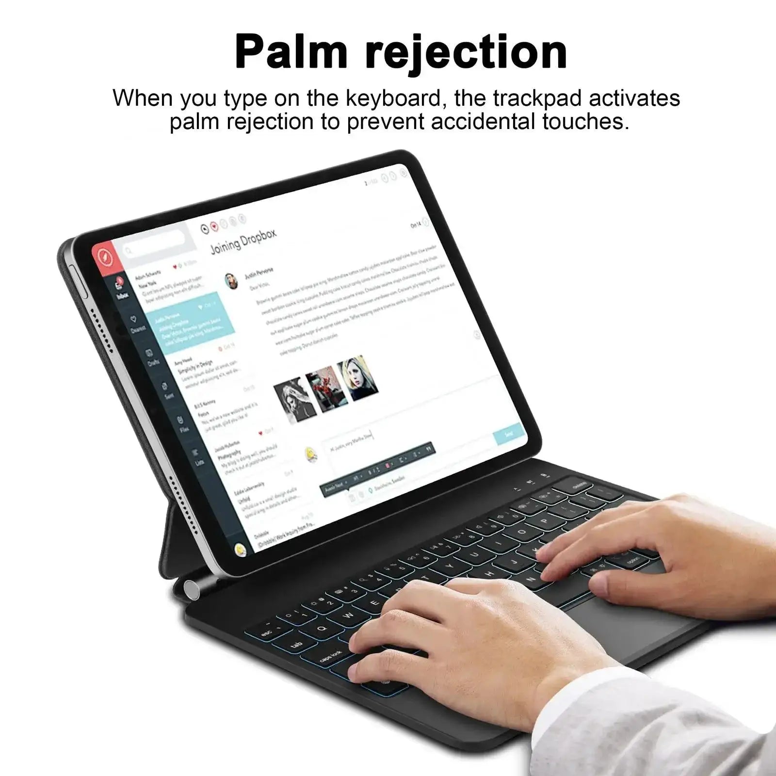 Ultimate Magic Keyboard for iPad Backlit Waterproof Typing