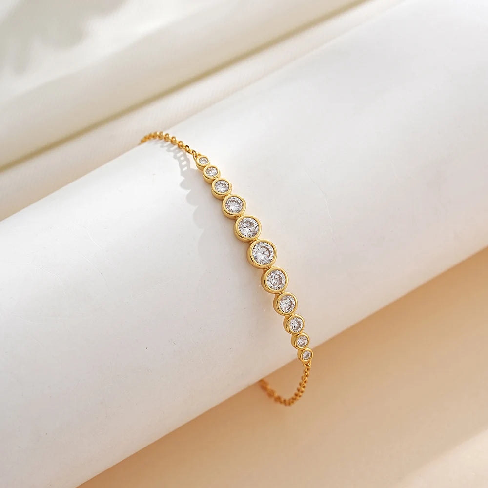 Round Moissanite Jewelry in Sterling Silver Fashion — product view 5