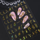 3D Gold Leaf Nail Art Stickers