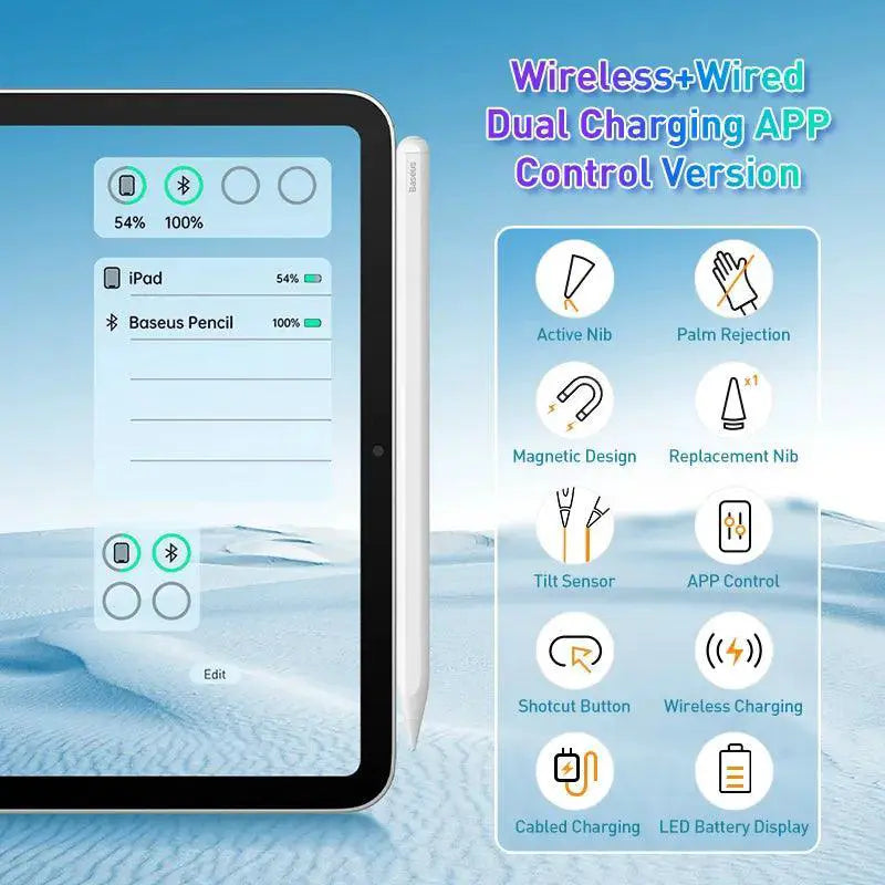 Baseus Gen2 Digital Stylus Wireless Palm Rejection Pen
