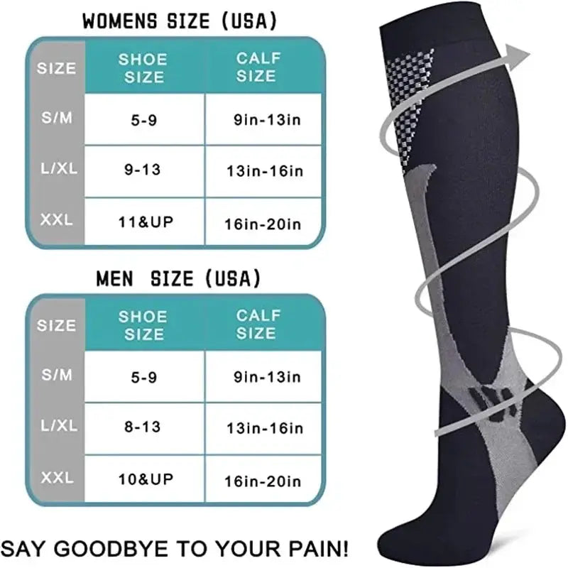 Ultimate Comfort Compression Socks For Sports And Nursing