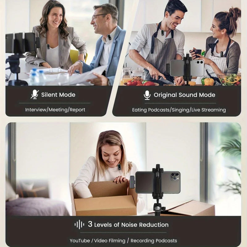 Plug Play Wireless Lavalier Lapel