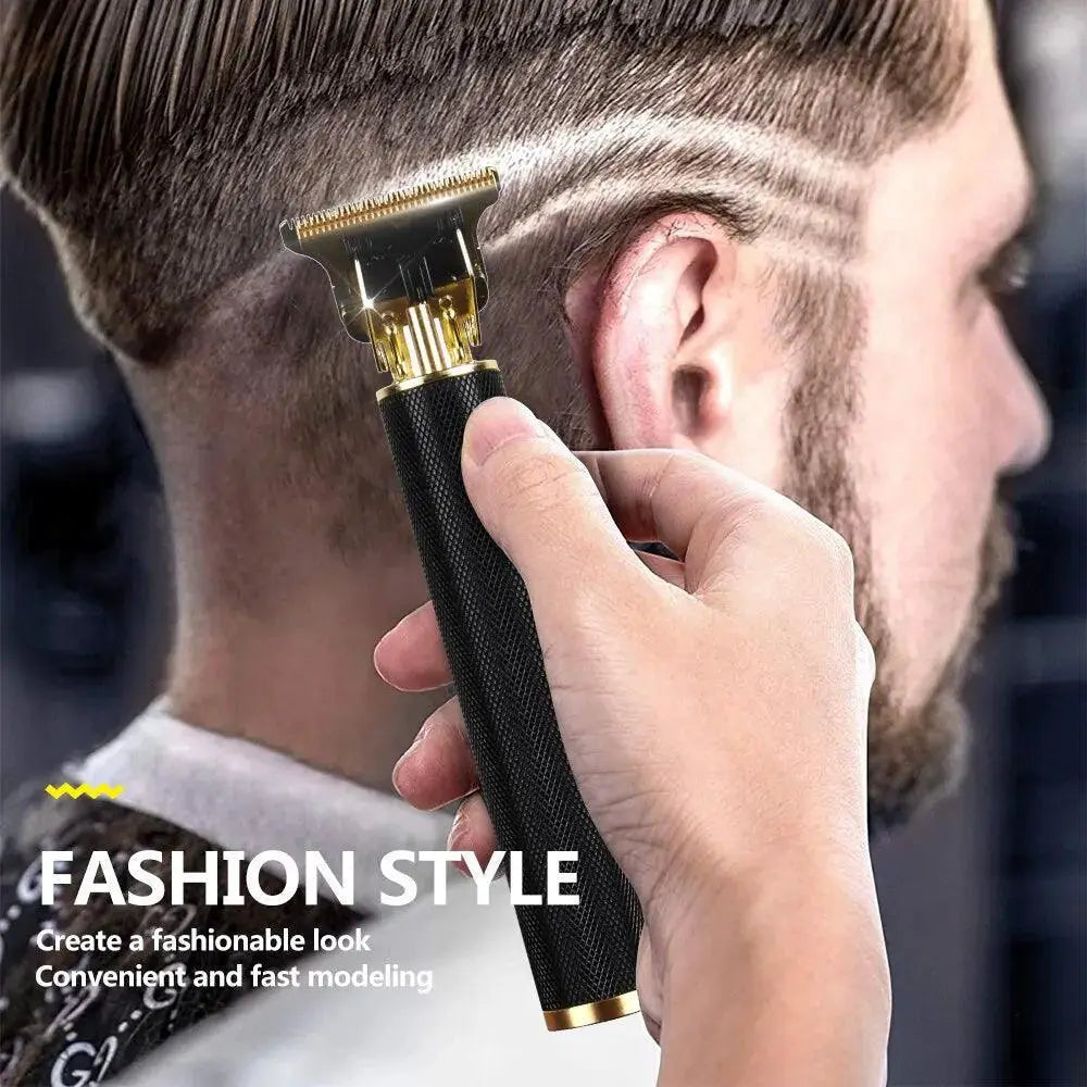 Metal Vintage Electric Hair Clipper Precision Cutting